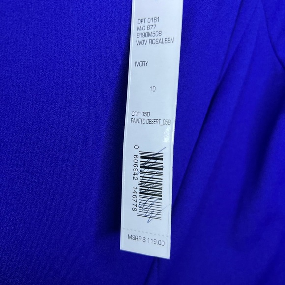 Antonio Melani Rosaleen Blue Bell Sleeve Dress NWT Size 10 - Picture 5 of 7